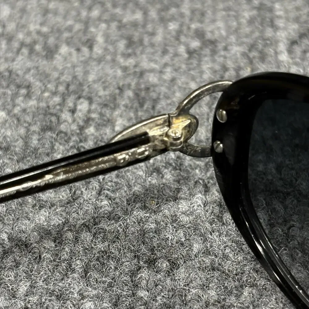 Rocco Original Sunglasses Womens Black Oval Gray Lens CR 39 UVB UVA Tinted